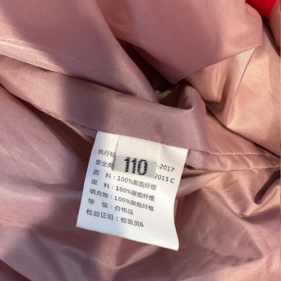 Toddler Girls 2-3T Snow Pants  Suit Winter Clothes Mauve Pink Zip-up Adjustable - Picture 9 of 9